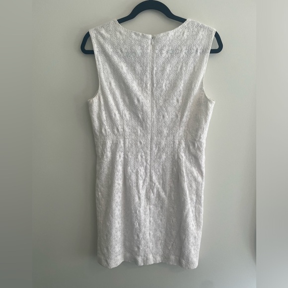 Diane Von Furstenberg white lace dress size 10 - Picture 4 of 9